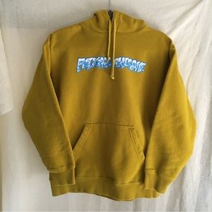 Fucking Awesome FA Skate Sweatshirt chartreuse Hood M